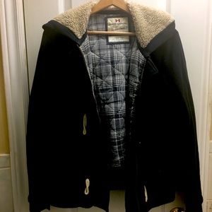 Roots Heavy Winter Sweater with Fleeced Hood